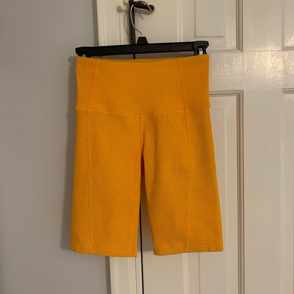 Zella Ribbed Bike Shorts